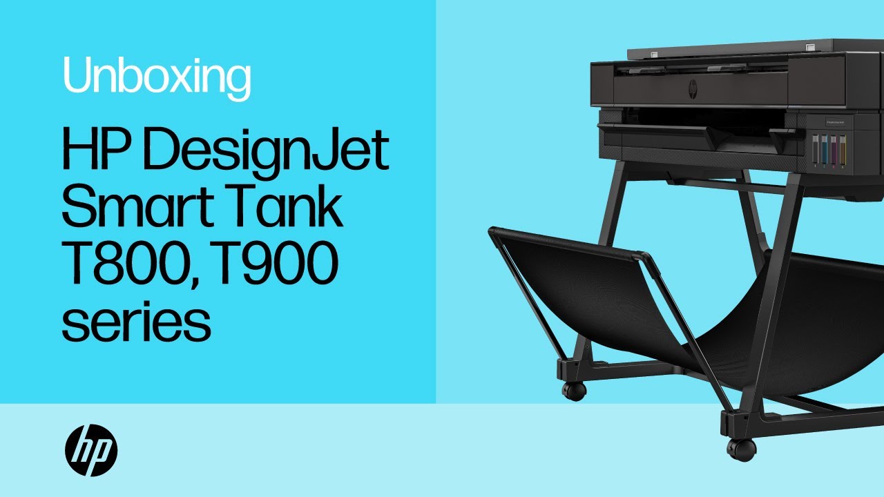 Hướng dẫn lắp đặt máy in HP DesignJet Smart Tank T800/T900 printer series