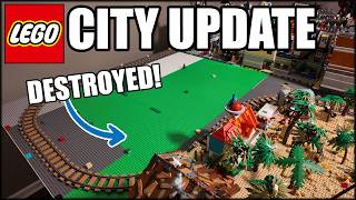 We DESTROYED Part of LEGO City! Nature Takes Over!