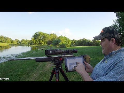 ATN Thor 4 thermal scope one shot zero using Obsidian 4 app