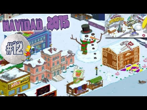 Los Simpson Springfield "Navidad'15: Cap. 12 - Mansión de jengibre nivel 2 y Farola navideña" - Tony