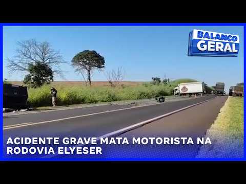 Acidente grave tira a vida de morador de Santa Fé do Sul