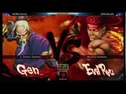 AE v2012 [JP] - Xian (Gen) vs. Sako (Evil Ryu) - [日本語実況] CC2013 Grand Final