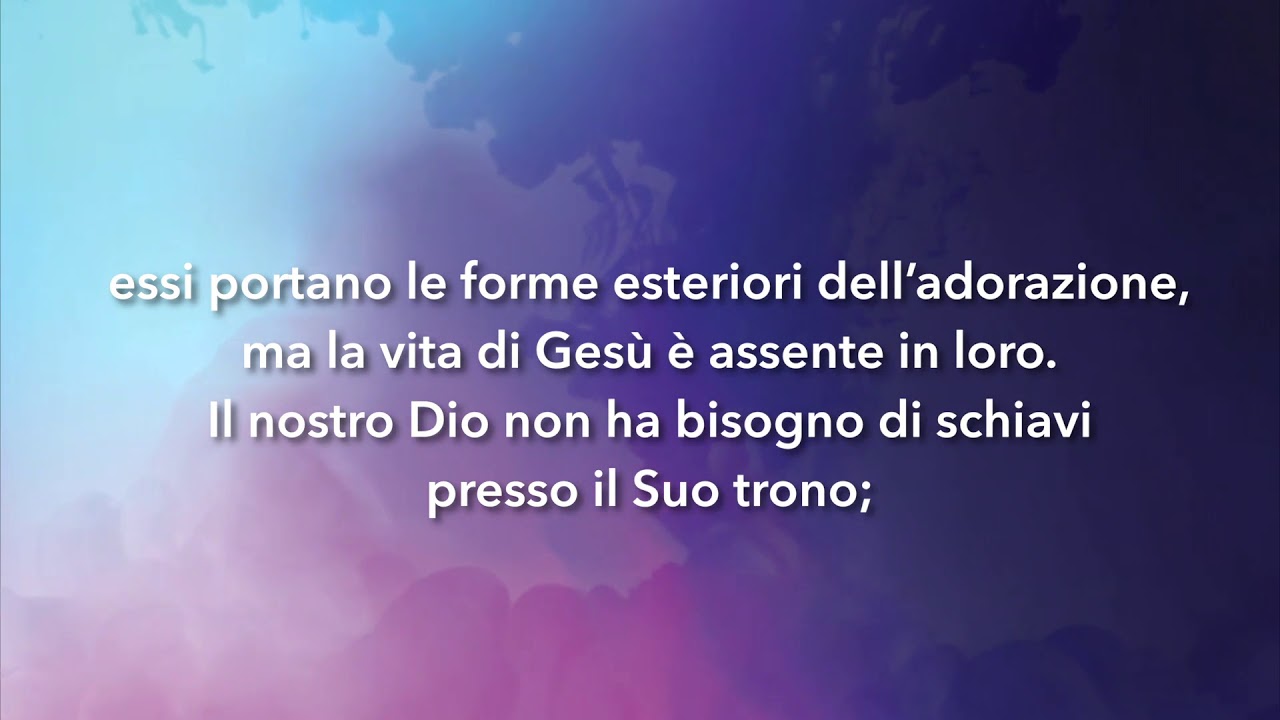Meditazione Calendario "Parole di Vita" del 23 Agosto 2019