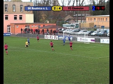 ČFL 13. kolo: SK Roudnice n. L. - FC Chomutov 2 : 4 sestřih