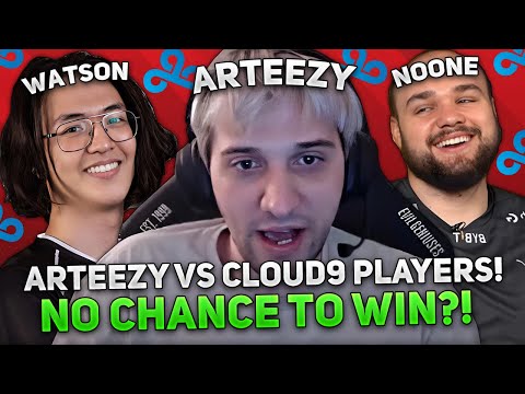 ARTEEZY vs CLOUD9 PLAYERS! RTZ on WINDRANGER vs TOP 2 RANK WATSON and NOONE! NO CHANCE TO WIN?!