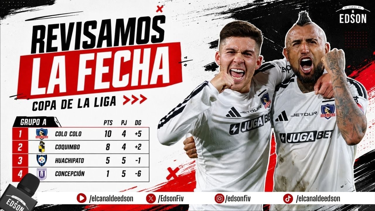⚪⚫COPA DE LA LIGA | LA FECHA: COLO COLO VENCIÓ A CONCEPCIÓN Y BUSCARÁ LA CLASIFICACIÓN ANTE COQUIMBO