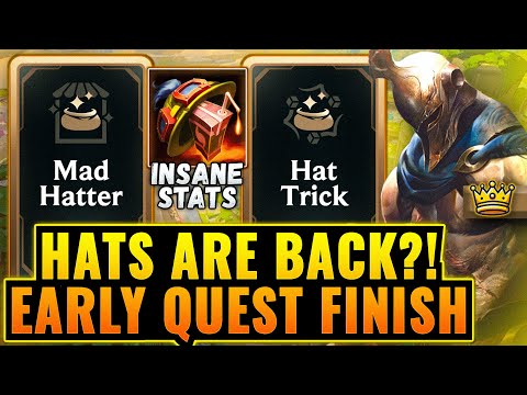 Hats Builds are Back? Insane Mad Hatter + Hat Trick Highroll = Unfair Stats | League Arena Gameplay