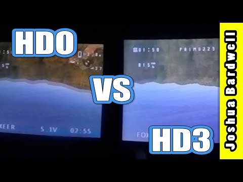 Fatshark HDO vs HD3 In-Goggle Simultaneous View