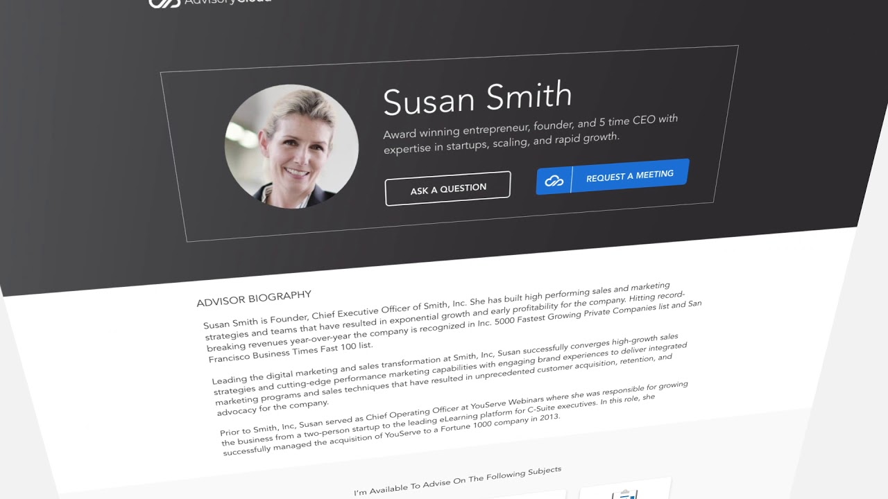 Learn More About AdvisoryCloud.com