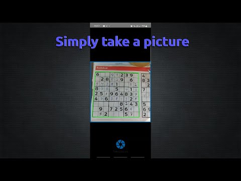 Camera Sudoku (scan & solve)