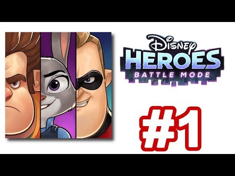 Disney Heroes Battle Mode Android/iOS Gameplay Walkthrough Part 1 | GuideAZ