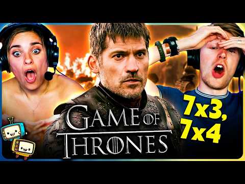 GAME OF THRONES 7x3 & 7x4 Season Reaction! | First Time Watch! |