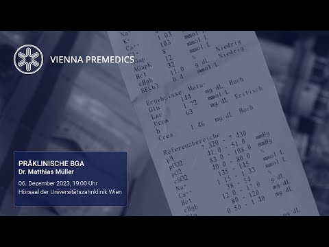 Premedics Lecture | Präklinische Blutgasanalyse