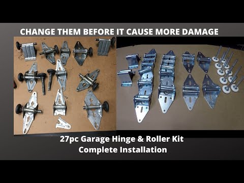 How to Install Garage Door Hinge Roller Kit (Removal...