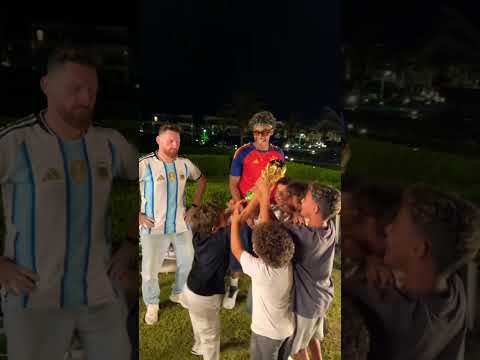 ميسي يخسر الكأس من لامين في النهائي 🤣 🇦🇷🇪🇸#اكسبلور #messi #lamineyamal #football #worldcup