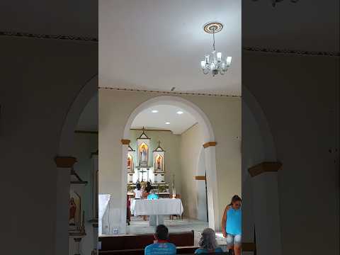 Mais um domingo na missa na Igreja da imaculada Conceição em Lagoa Salgada/RN