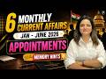 6 Months Current Affairs 2026 Appointments Jan June With Memory Tricks