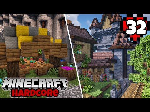 Let's Play Minecraft Hardcore | Detailing the Village