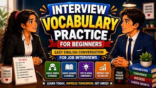 Interview Vocabulary Practice for Beginners Easy English Conversation for Job Interviews