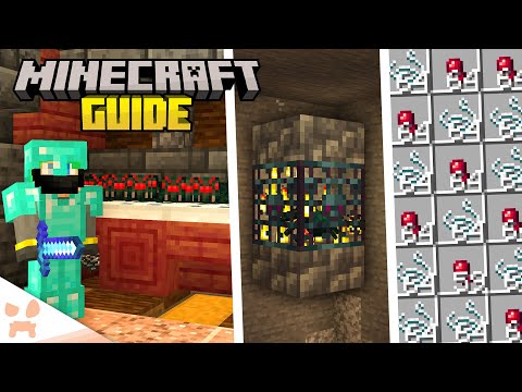 How To Build A DOUBLE CAVE SPIDER XP FARM In Minecraft 1.21!