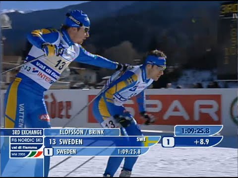 VM 2003 Val di Fiemme, Stafett herrar, sista sträckan, NRK
