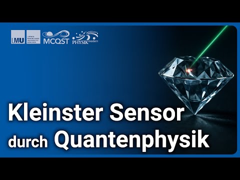 Video Thumbnail: Quantensensor • Kleinster Sensor der Welt • Diamant-Defekt misst Magnetfelder | Dominik Bucher
