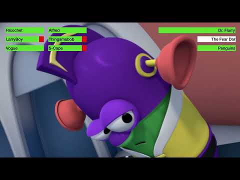 The League of Incredible Vegetables (2012) Final Battle with Healthbars