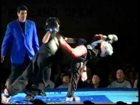 Cindy Cote vs Lauren Kearney 2004 New England Open Karate Tournament