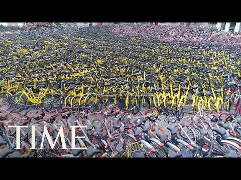 'Reino da bicicleta': os programas de compartilhamento de bicicletas da China podem ter atingido o pico de oferta nas principais cidades | TIME