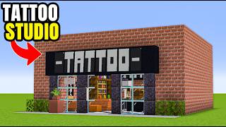 How To Build a Tattoo Studio In Minecraft | Easy City Build Tutorial