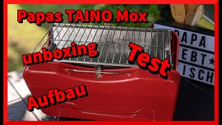 Camping Grill - TAINO Mox - unboxing, aufbau und Test