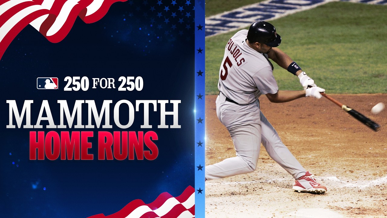 Top 10 MAMMOTH Home Runs in Baseball History! | MLB 250 For 250