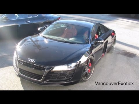 Audi R8 V8 w/ Quicksilver Exhaust - Startup, Revs & Accelerations!