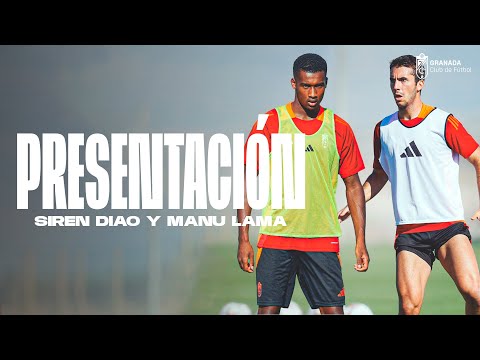Manu Lama y Siren Diao, encantados con su fichaje por el Granada