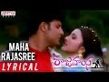 Maharajasree Lyrical ||  Rajahamsa Movie Songs || Abbas, Sakshi Shivanand || M M Keeravani