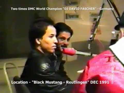 DJ David Fascher at the  Radiostation RT4 1991 - Reutlingen