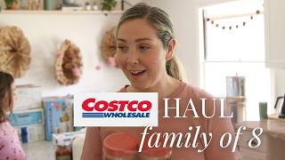 Costco Haul Using Same-Day Costco/Instacart for Family of 8 + Deep Pan