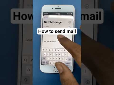 How to send e-mail from iPhone | iPhone se e-mail kaise kare | #iphoneemail #email
