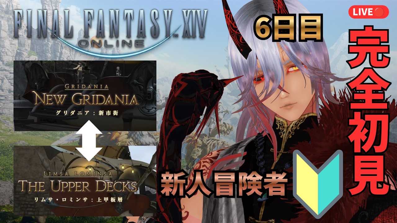 【FF14】往復を繰り返すおつかい冒険者の 6日目 #新人Vtuber #初心者