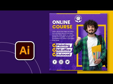 Illustrator Tutorial Travel Poster Design Flyer design Illustrator