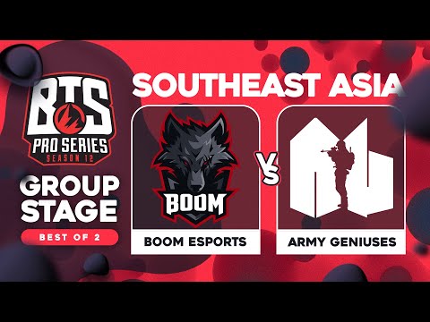 BOOM vs Army Geniuses Game 1 - BTS Pro Series 12 SEA: Groups w/ hairy_freak