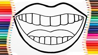 How to Draw Lips Easy