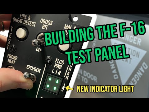 Building the F-16 TEST panel