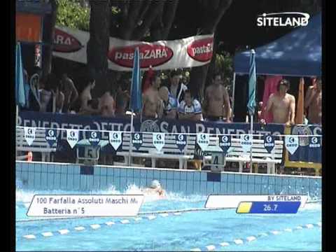 Serie 5 dei 100 Farfalla  Assoluti Maschi Master - 12 MEMORIAL ANDREA BETTIOL