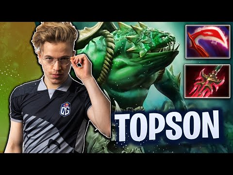 OG.Topson - Tidehunter Mid 7.28 Pro Gameplay | IMMORTAL Rank Dota 2 7.28 Best MMR