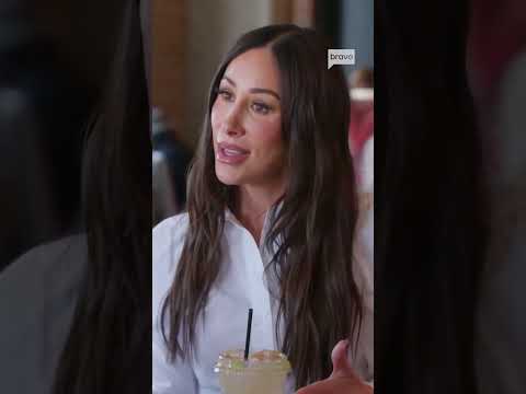 Angie's spilling tea, but Meredith has questions. #RHOSLC #AngieKatsenevas #MeredithMarks