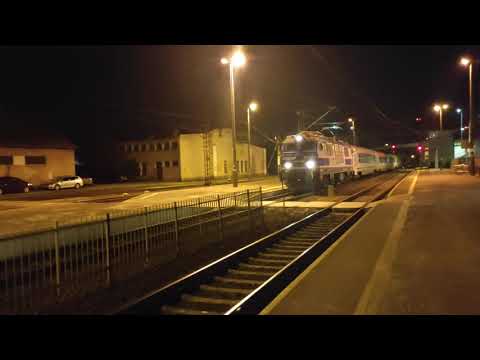 Wjazd EP09-021 Z IC Mieszko. Stacja Inowrocław