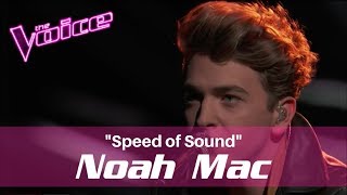 Noah Mac - The Voice 2017 Top 12 &quot;Speed of Sound&quot; (Lyrics)