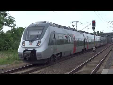 9-Euro-Ticket I: 2xRegional-Express in Roßlau(Elbe):RE 7(3705) Dessau Hbf,RE 13(16106) Magdeburg Hbf