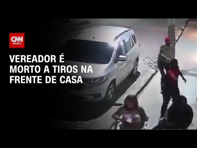 Vereador é morto a tiros na frente de casa | CNN 360°